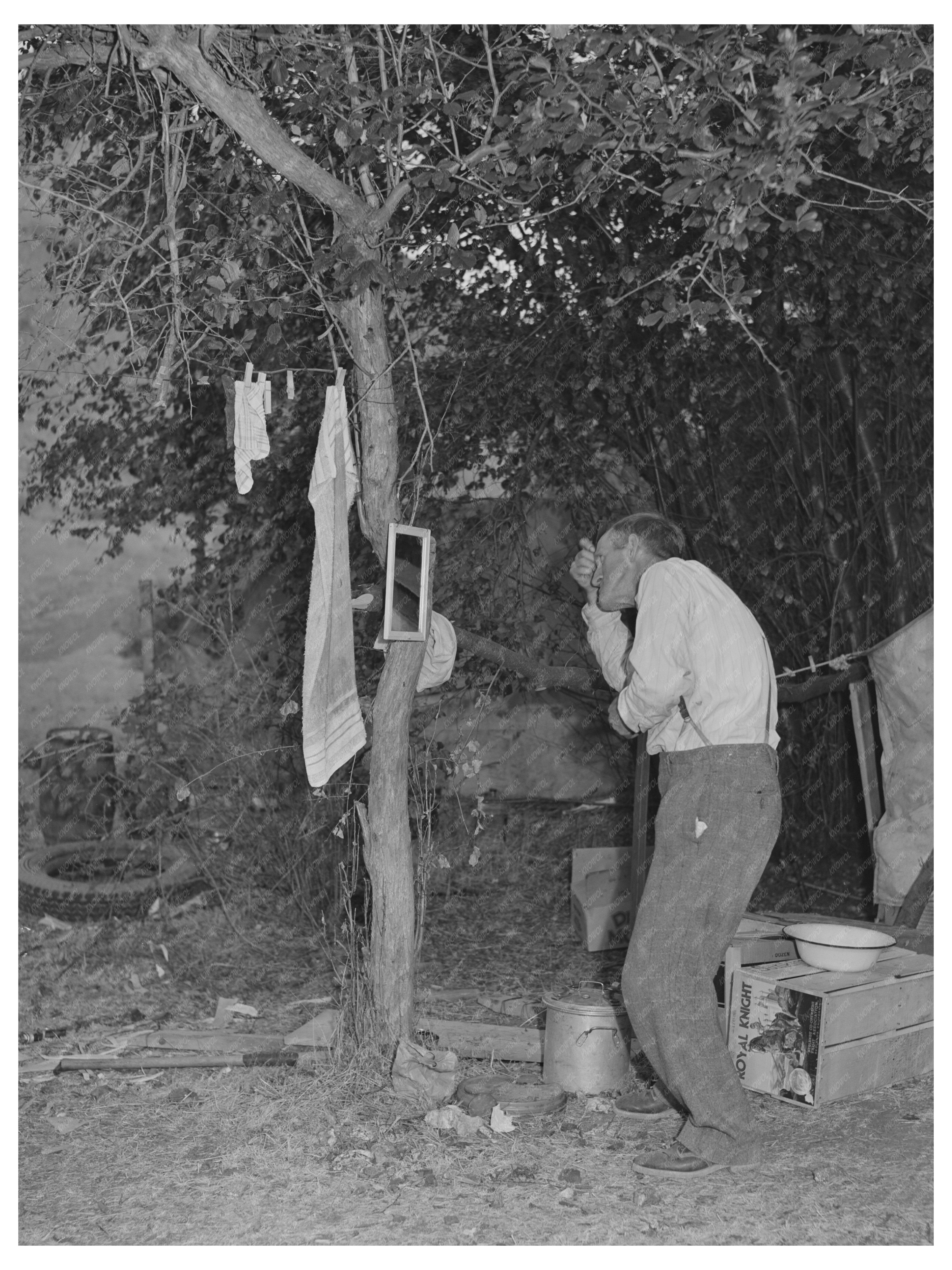 Chrome Ore Miner in Grant County Oregon July 1942