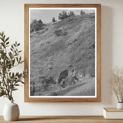 1942 Miners Extracting Chrome Ore in Grant County Oregon