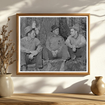 Lumberjacks at Work in Malheur National Forest 1942