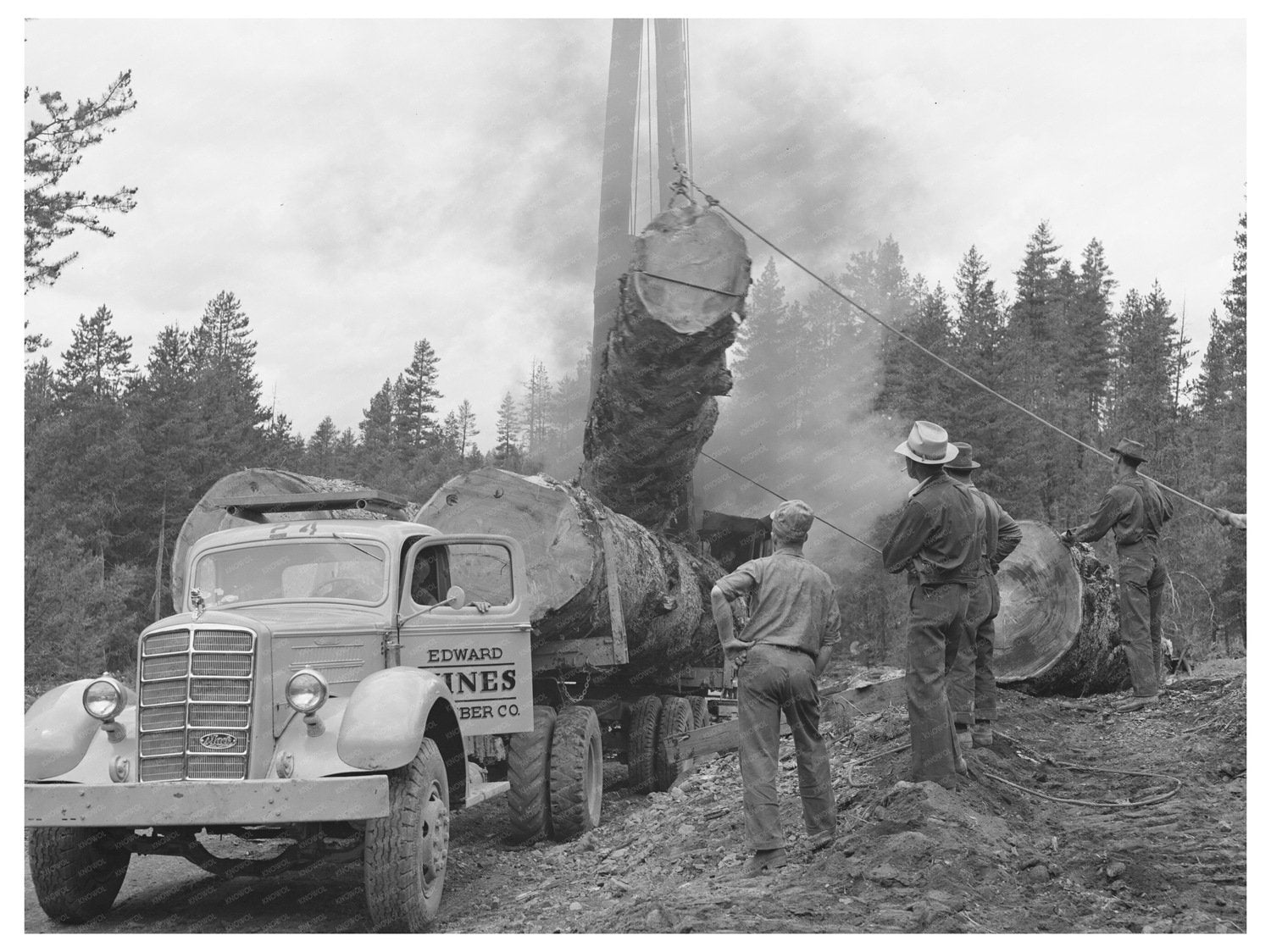1942 Grant County Oregon Logistical Operations Photo