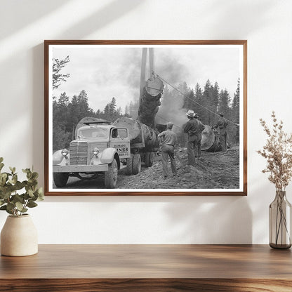 1942 Grant County Oregon Logistical Operations Photo
