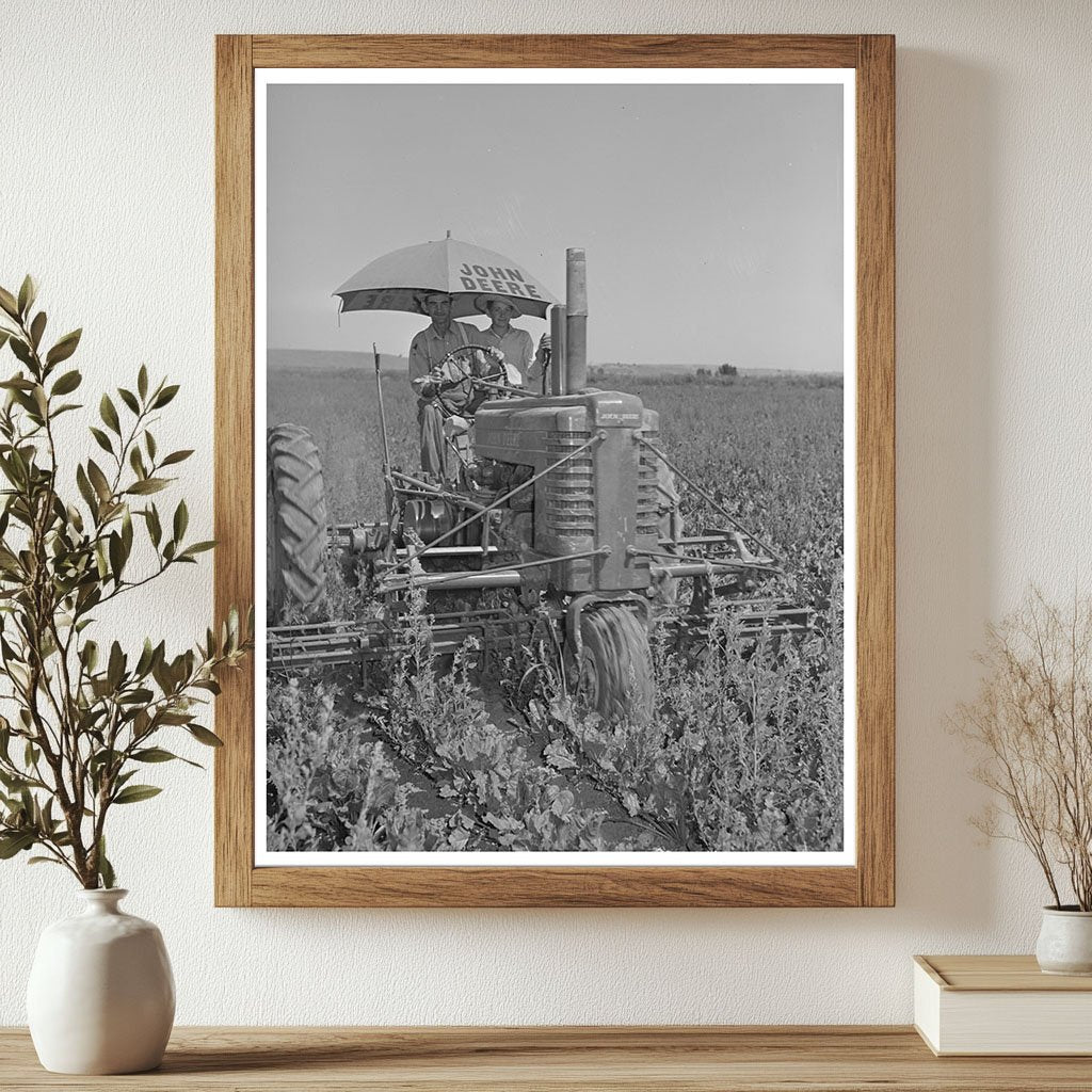 1942 Vintage Photo of Farmers and Japanese-American Family