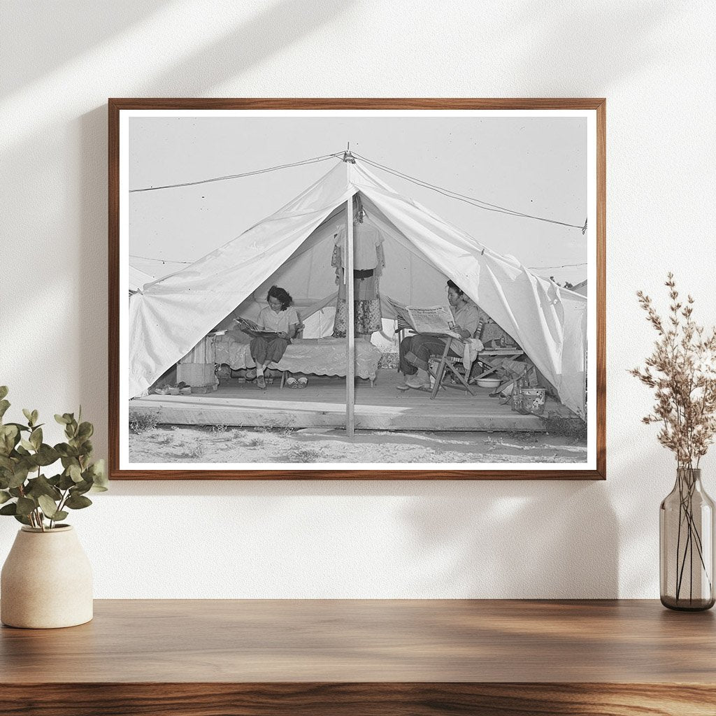Japanese-American Family Tent Home Nyssa Oregon 1942