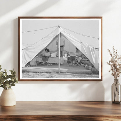 Japanese-American Family Tent Home Nyssa Oregon 1942