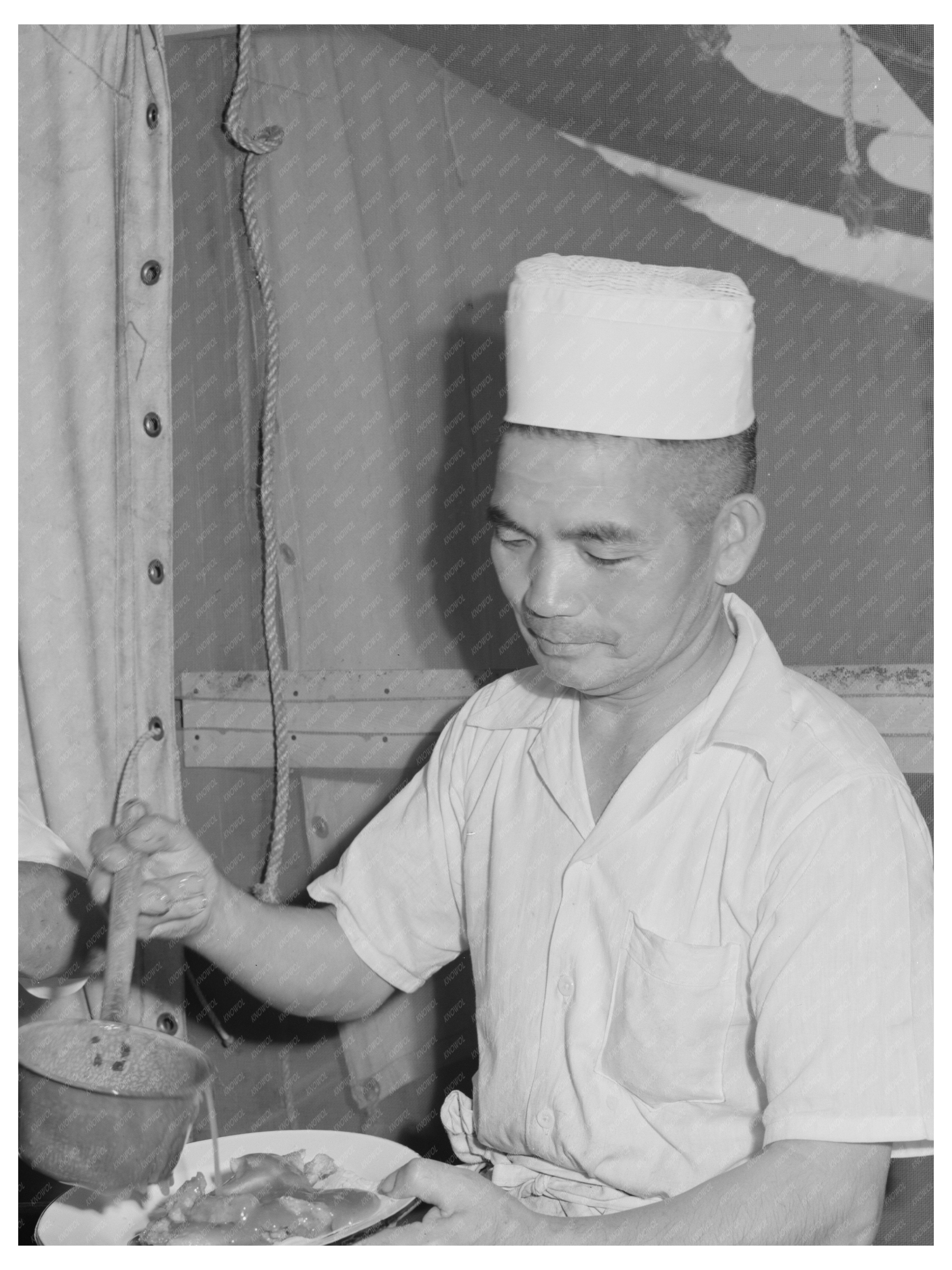 Japanese-Americans Mess Hall at Nyssa Oregon 1942