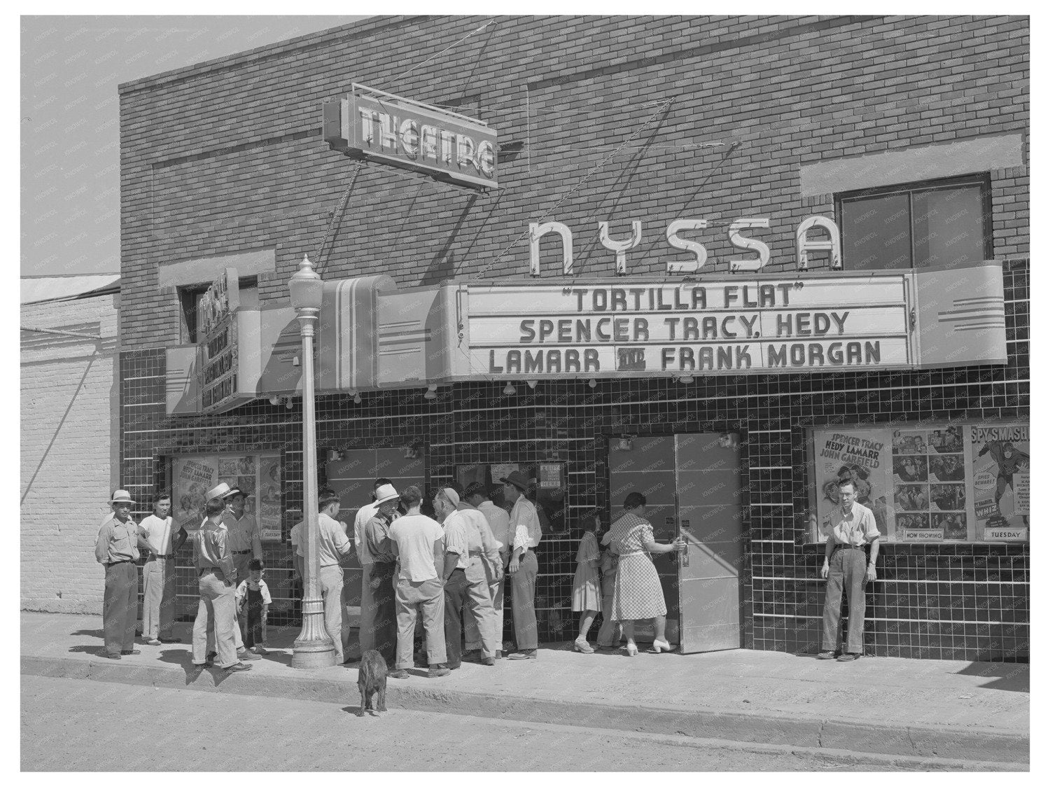 Mobile Camp Film Screening Nyssa Oregon July 1942