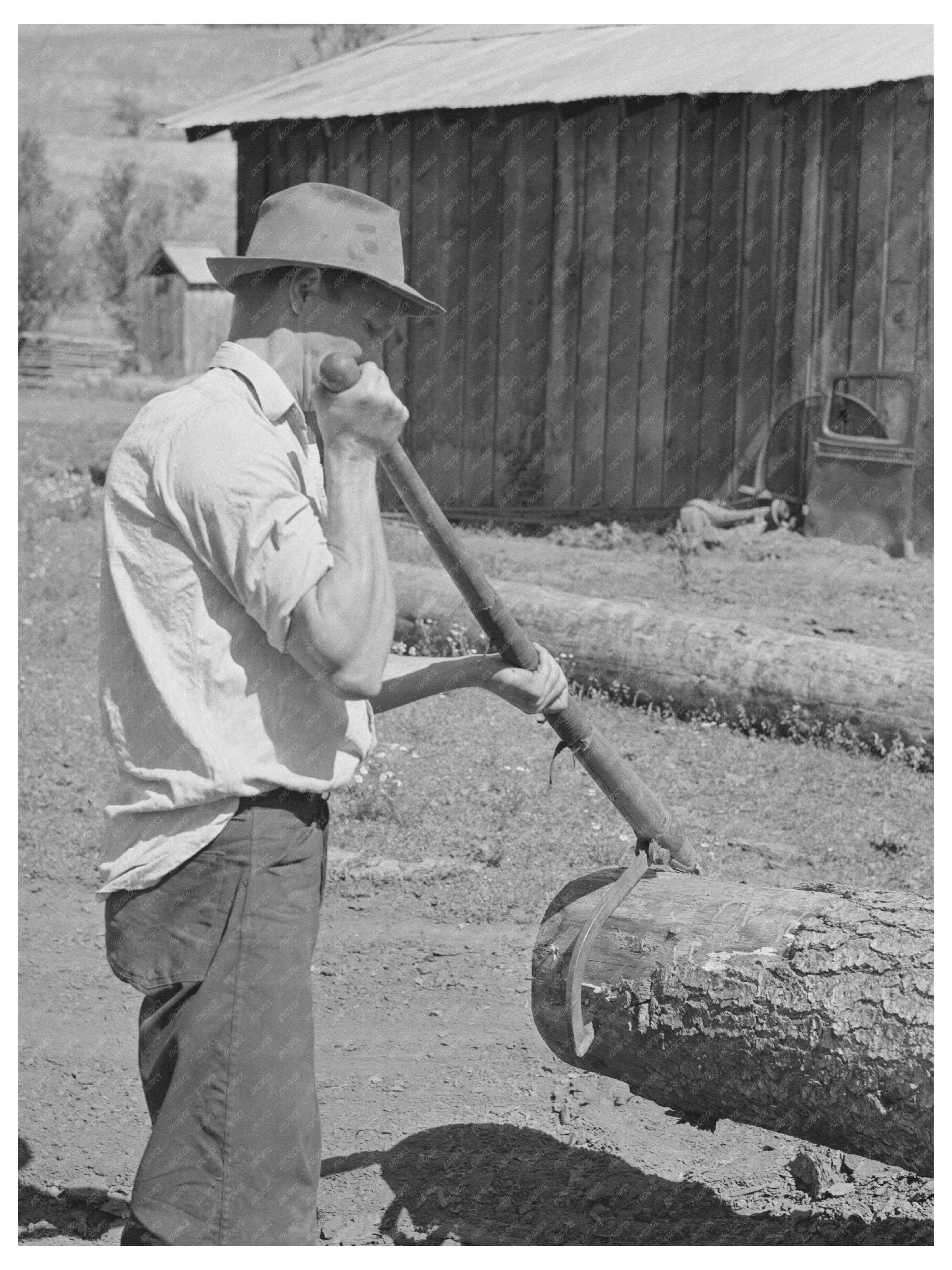 FSA Member Maneuvering Log in Ola Idaho 1942