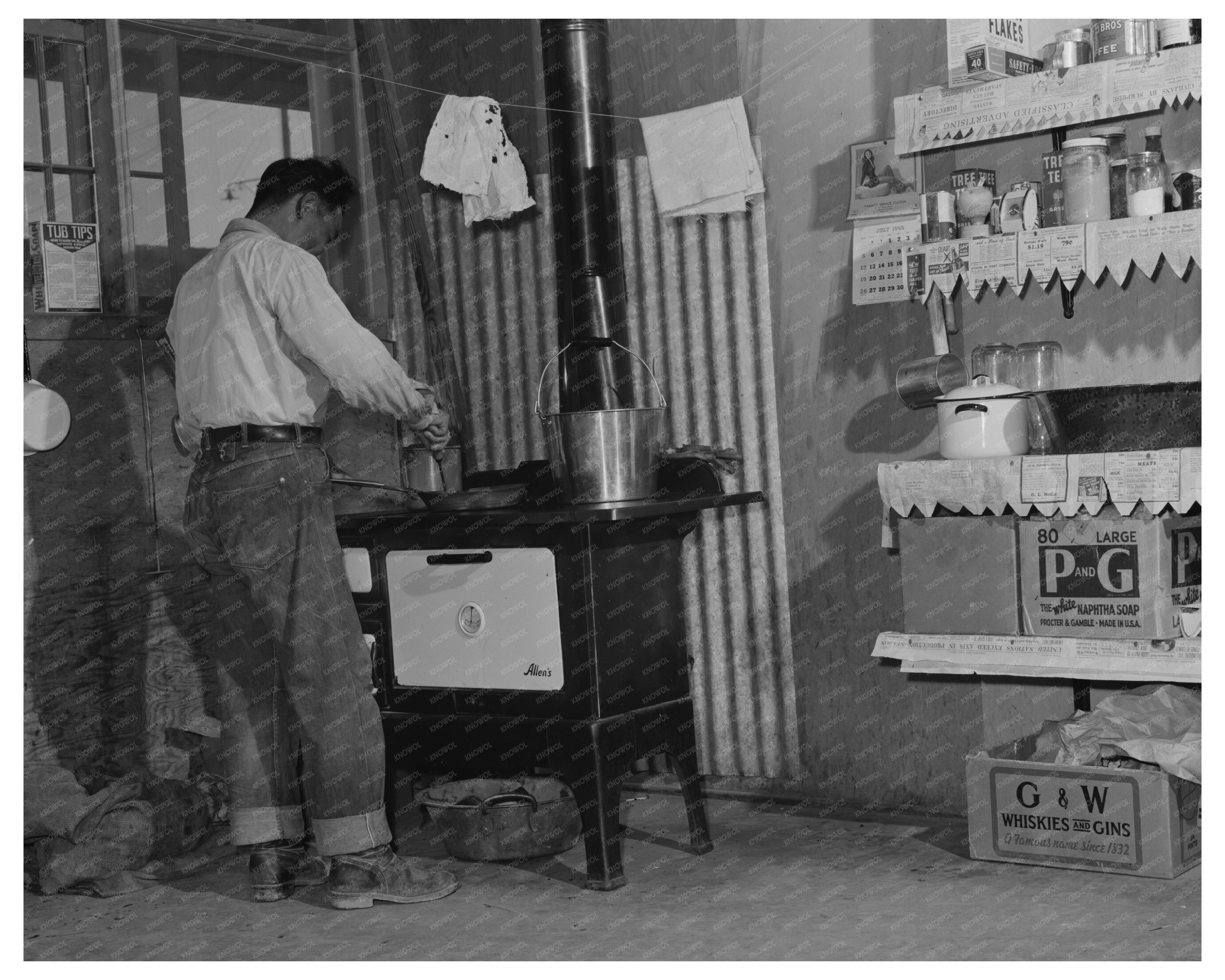 Japanese Farm Worker in Twin Falls Idaho July 1942