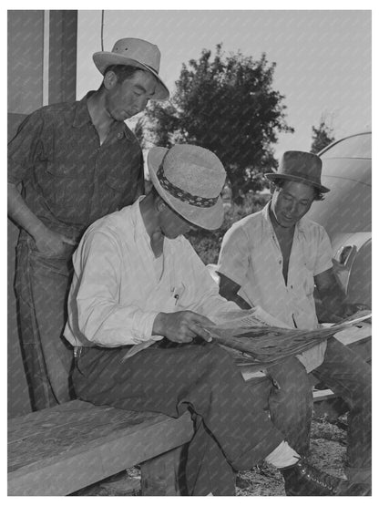 Japanese Farm Workers Mobile Camp Shelley Idaho 1942