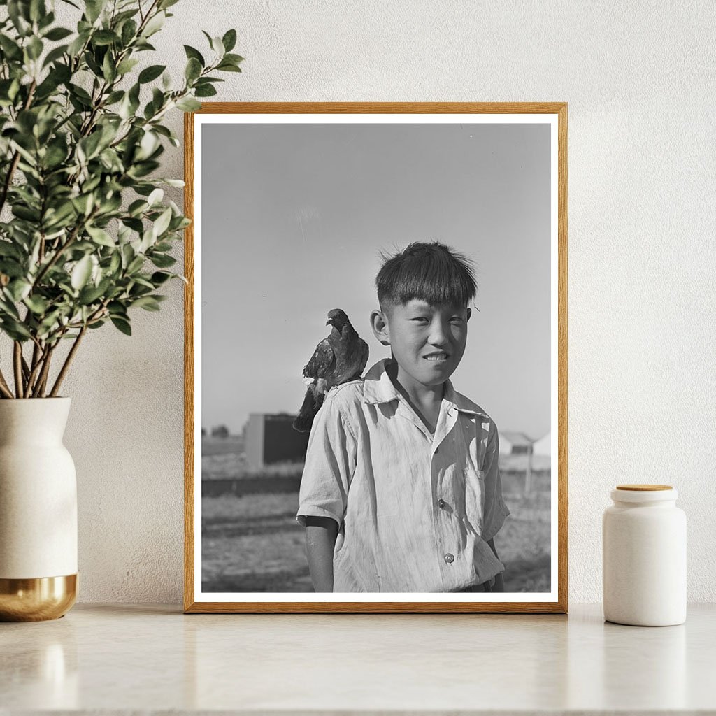 Japanese Child at Farm Security Camp Shelley Idaho 1942