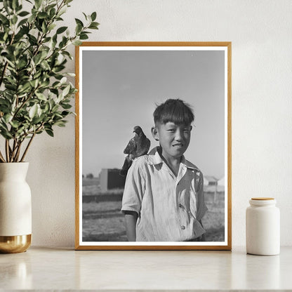 Japanese Child at Farm Security Camp Shelley Idaho 1942