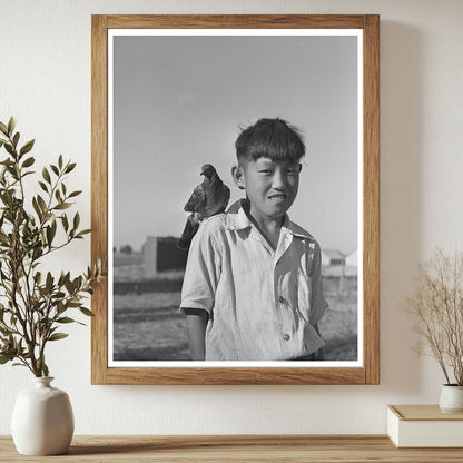 Japanese Child at Farm Security Camp Shelley Idaho 1942