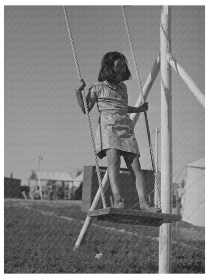 Japanese Child in Farm Security Camp Shelley Idaho 1942