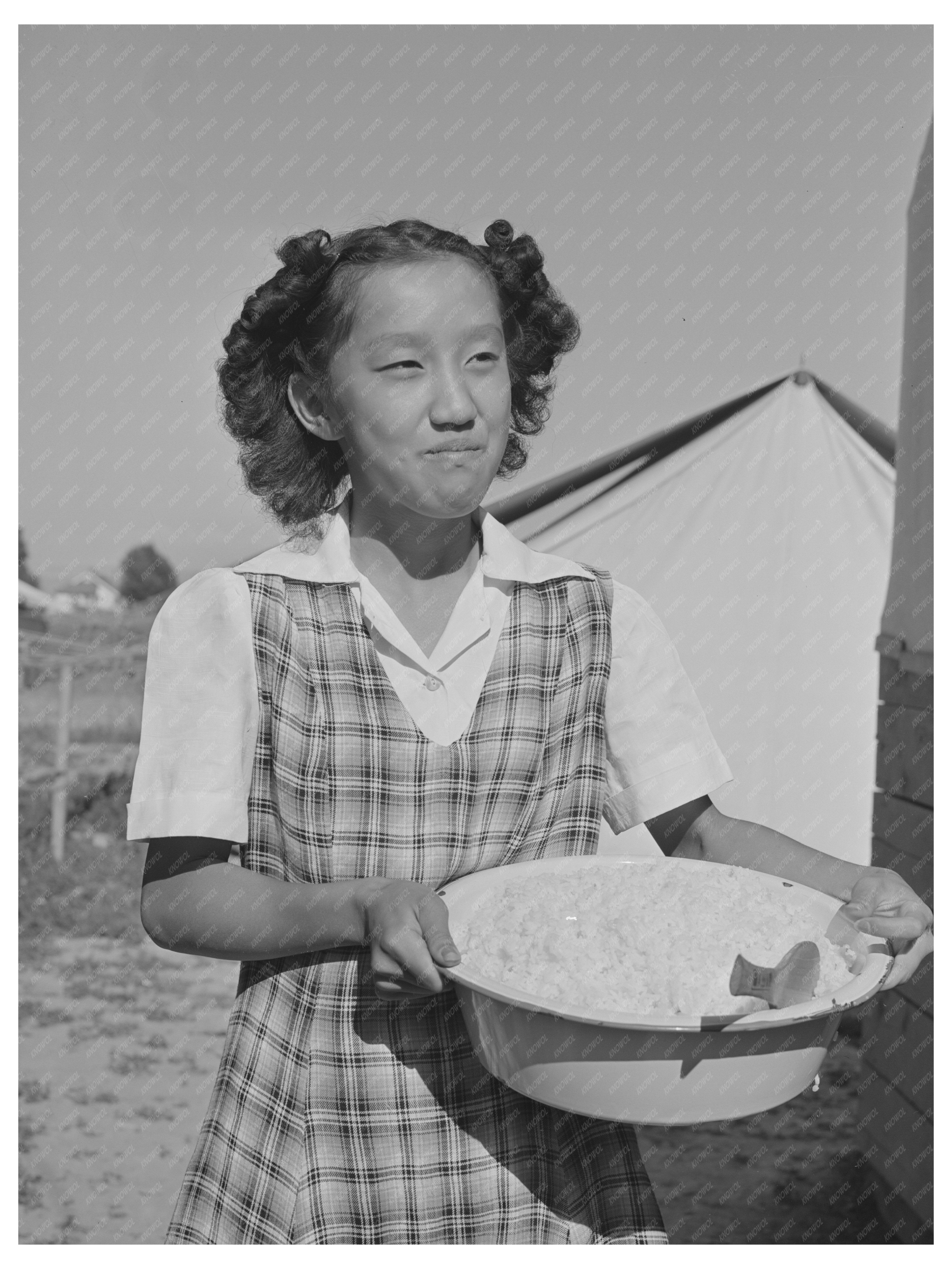 Japanese Individuals at Mobile Camp Shelley Idaho 1942