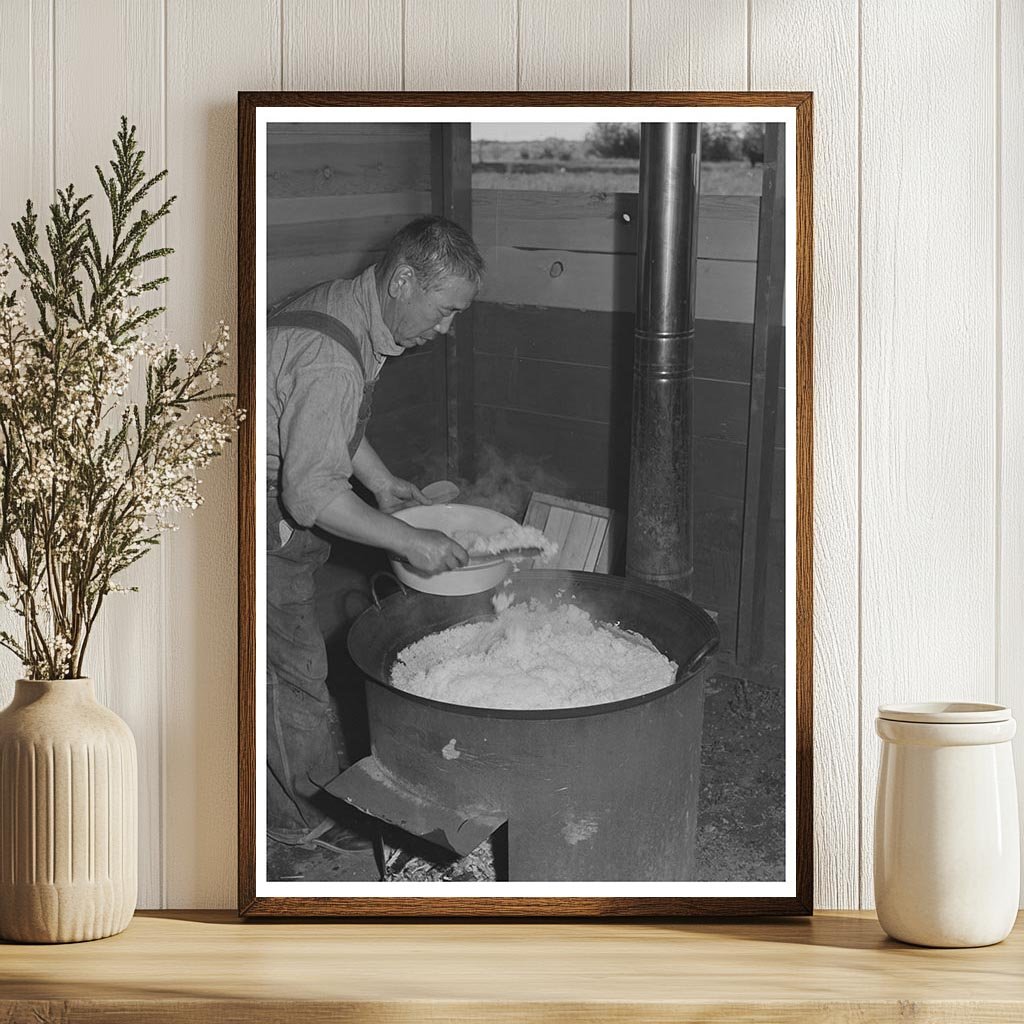 Mobile Camp Meal Service in Shelley Idaho 1942