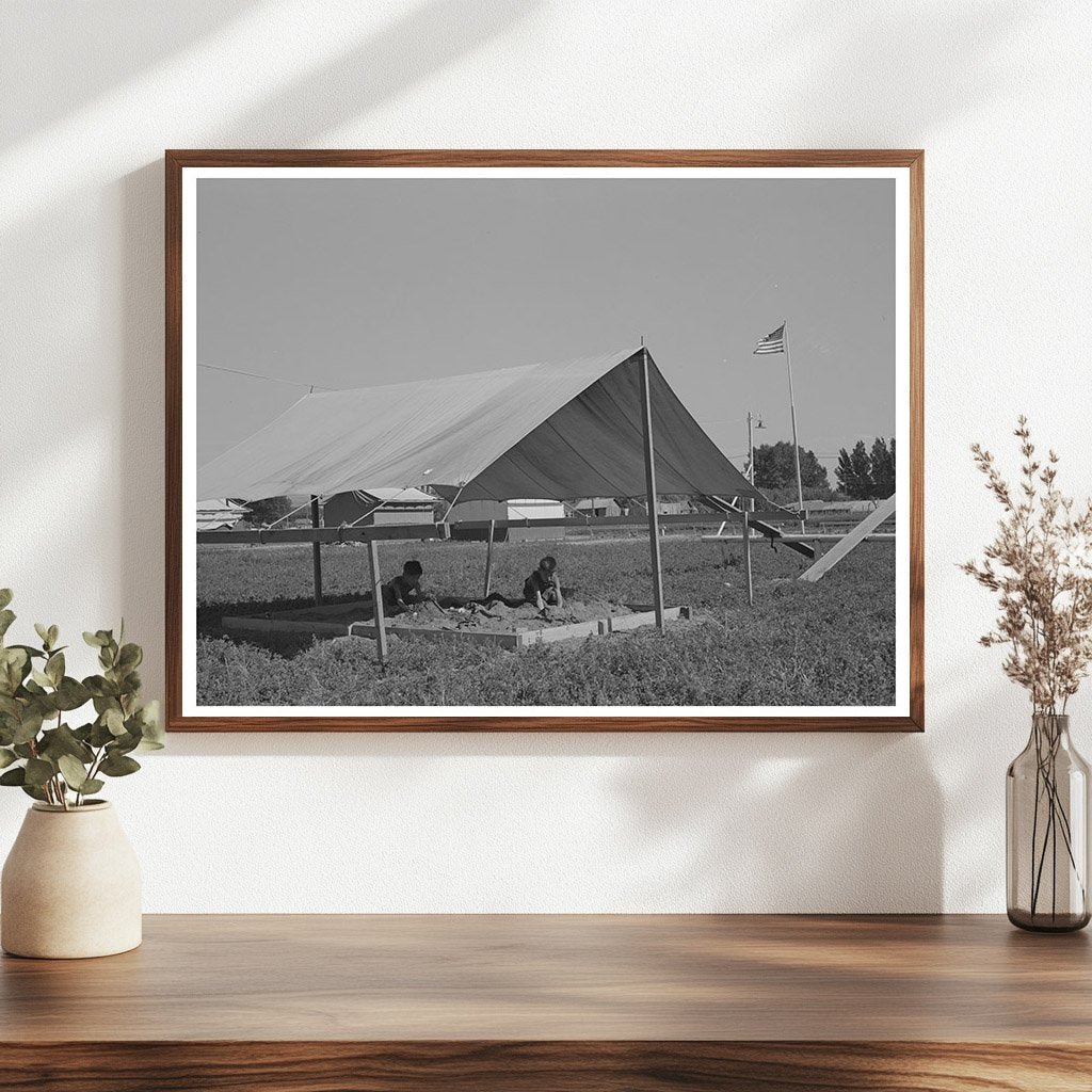 Mobile Camp for Japanese Farm Workers in Shelley Idaho 1942