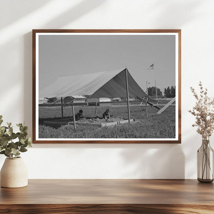 Mobile Camp for Japanese Farm Workers in Shelley Idaho 1942