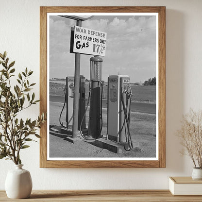 Gas Station in Twin Falls County Idaho July 1942