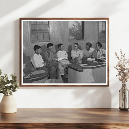 Council Meeting at CCC Camp in Rupert Idaho July 1942