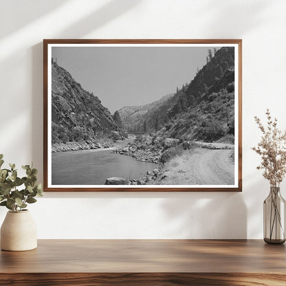 Salmon River Valley Landscape Idaho August 1942