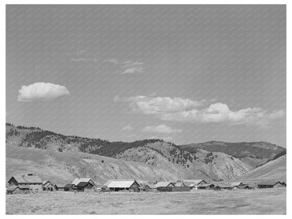 Stanley Idaho August 1942 Vintage Photo Custer County