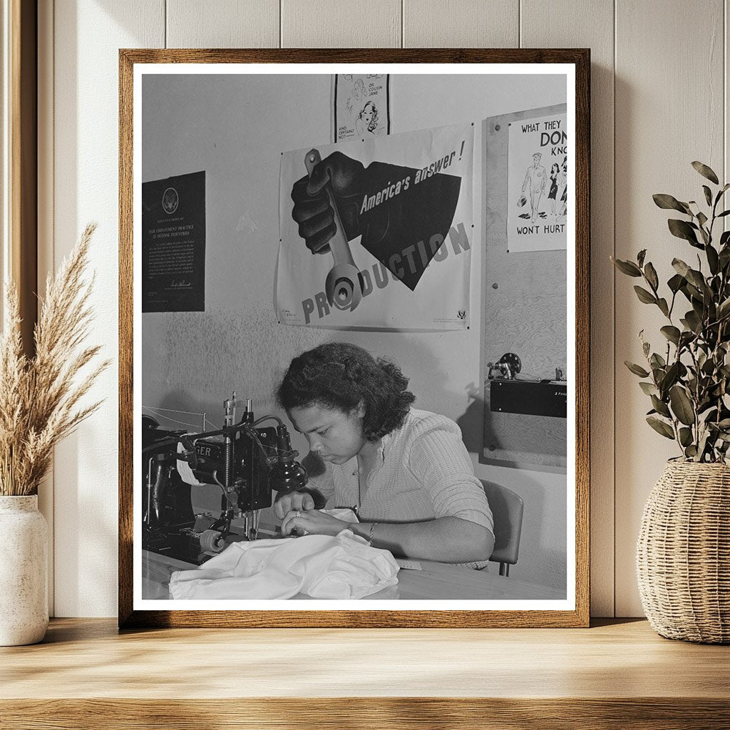 Workers Sewing Pilot Parachutes April 1942