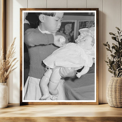 Chinese Kindergarten Pupil in San Leandro 1942