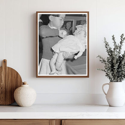 Chinese Kindergarten Pupil in San Leandro 1942