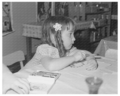 Portuguese Girl in Kindergarten San Leandro 1942