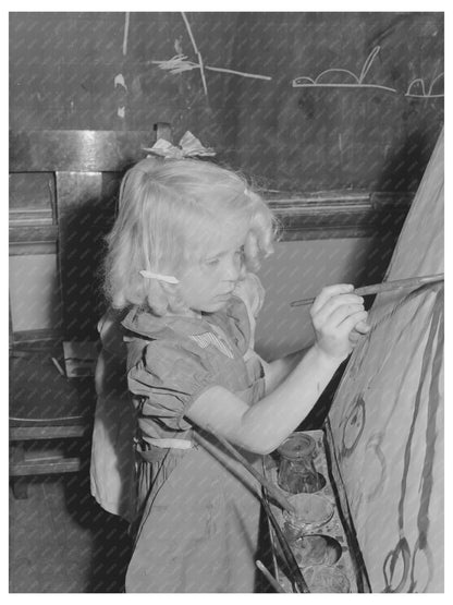 Kindergarten Pupil San Leandro California 1942