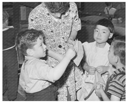 1942 Kindergarten Class in San Leandro California