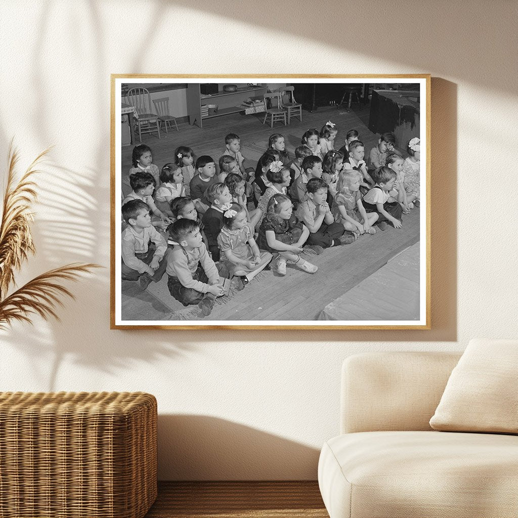 Kindergarten Children in San Leandro California 1942