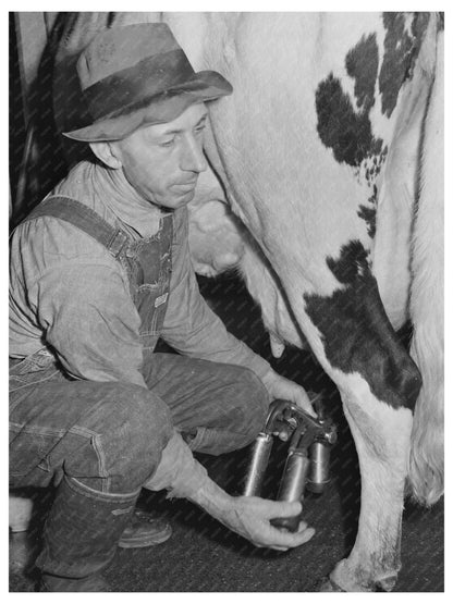 John Oliveira Dairy Farmer San Leandro California 1942