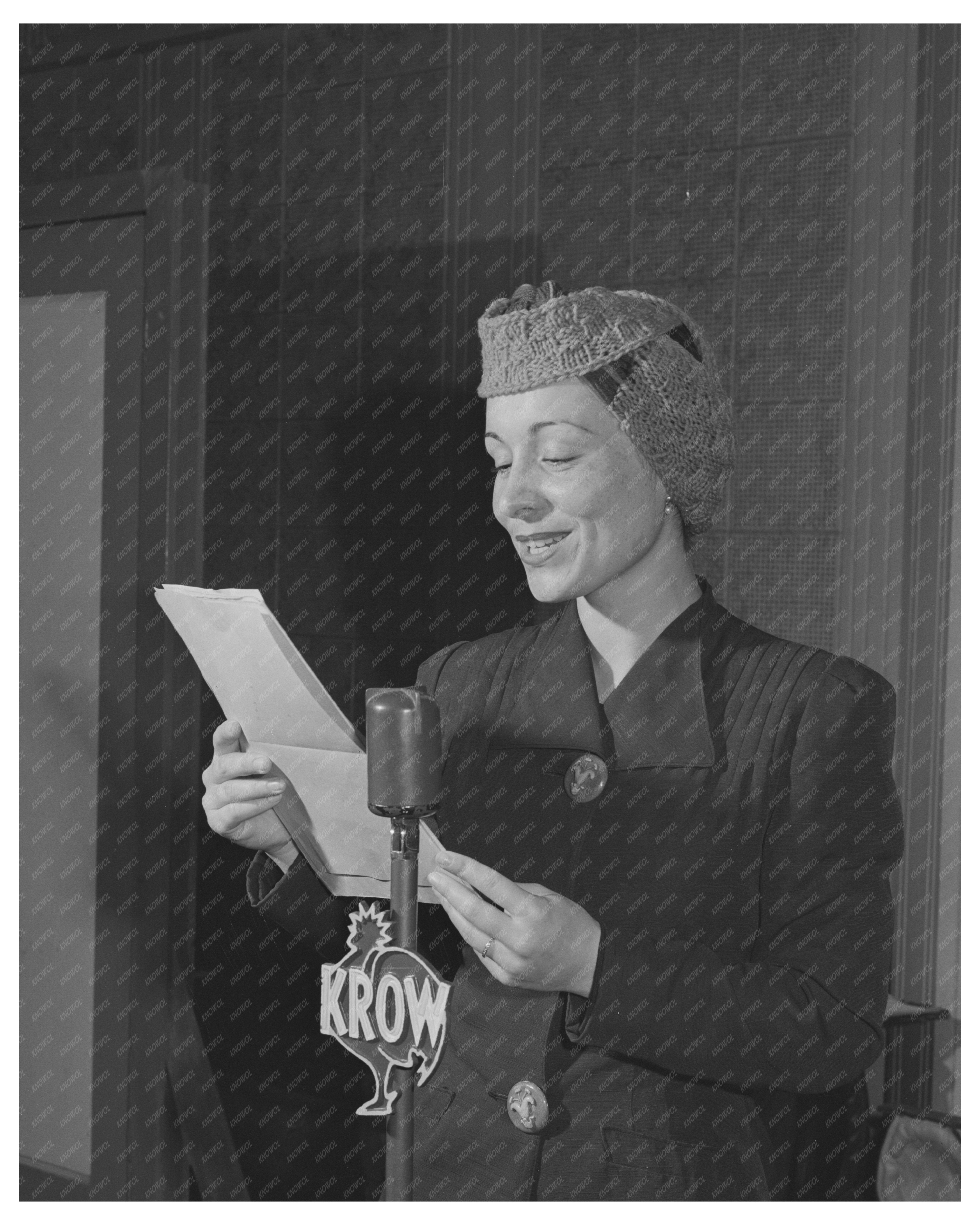 Celeste Avila Portuguese Radio Host April 1942