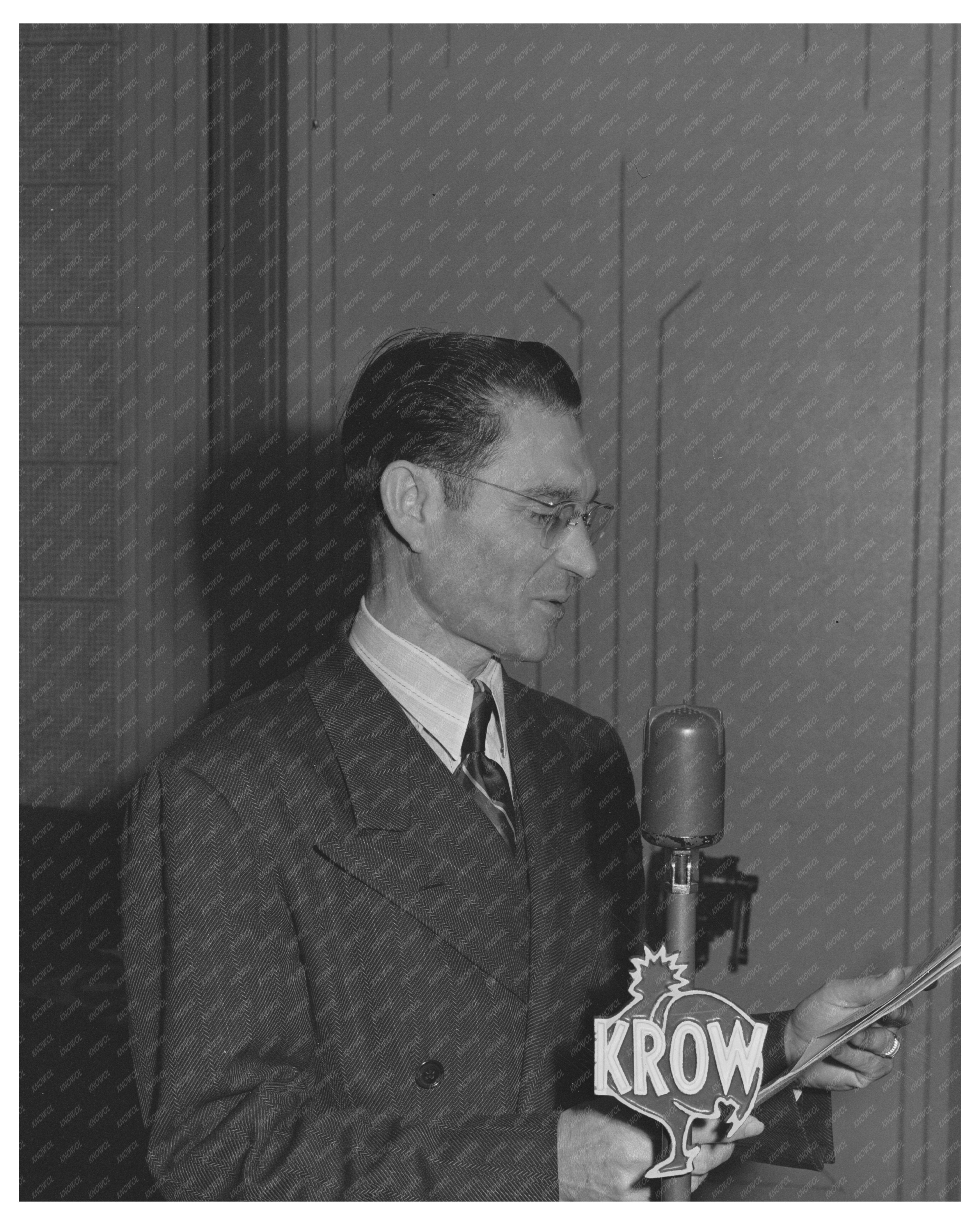Arthus V. Avila Portuguese Immigrant 1942 KROW Director