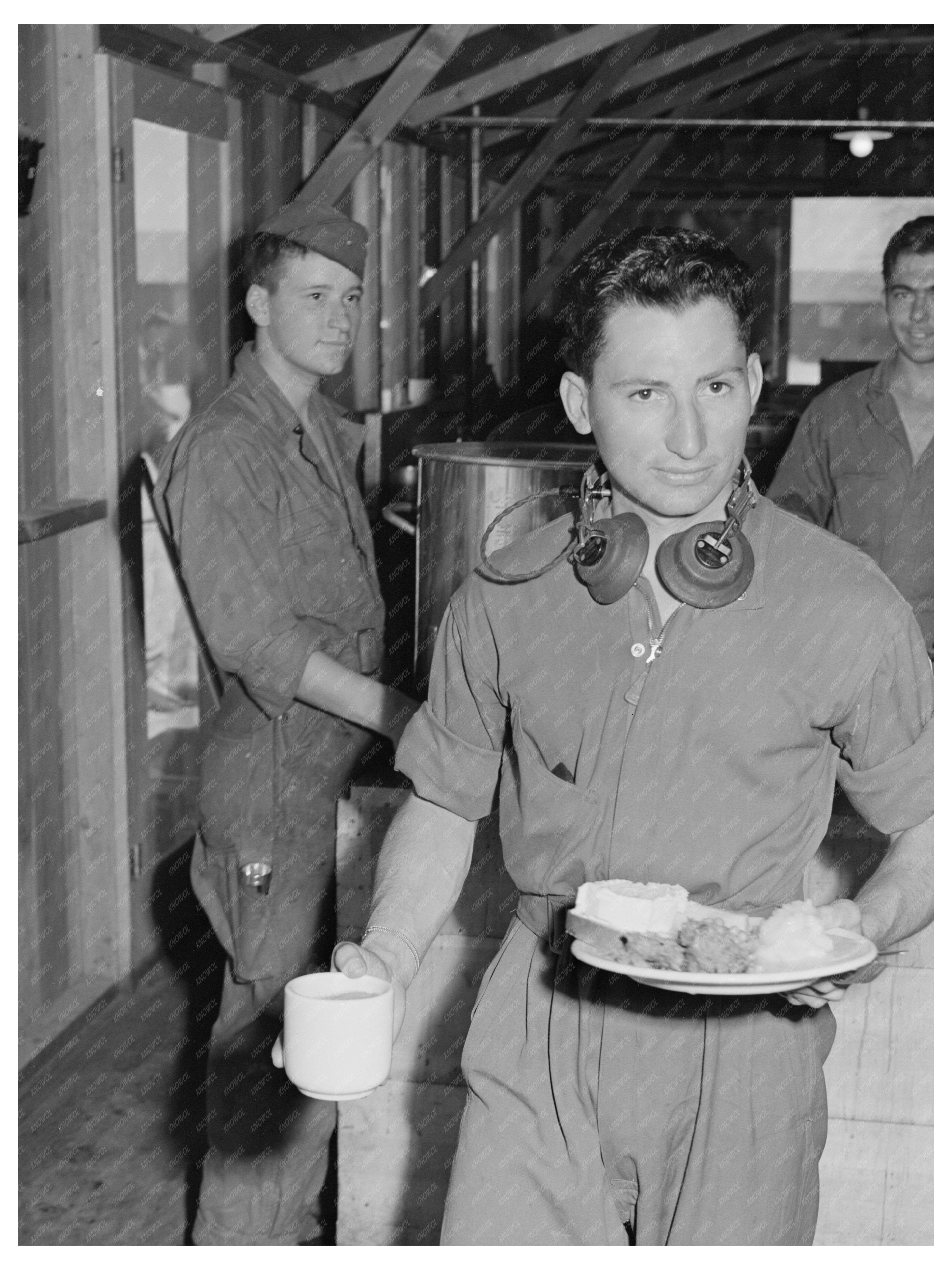 Sergeant Pilot Training Meal Lake Muroc California 1942