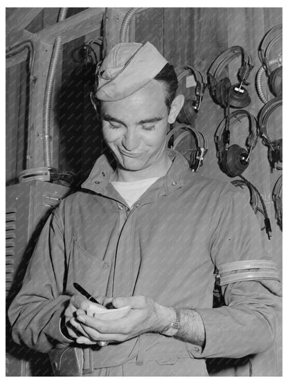 Flying Sergeant at Lake Muroc California May 1942