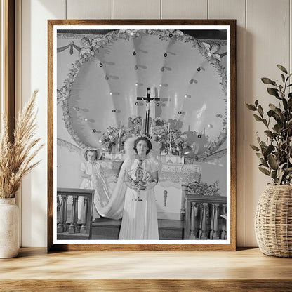 Dorothy Bettencourt at Holy Ghost Festival May 1942