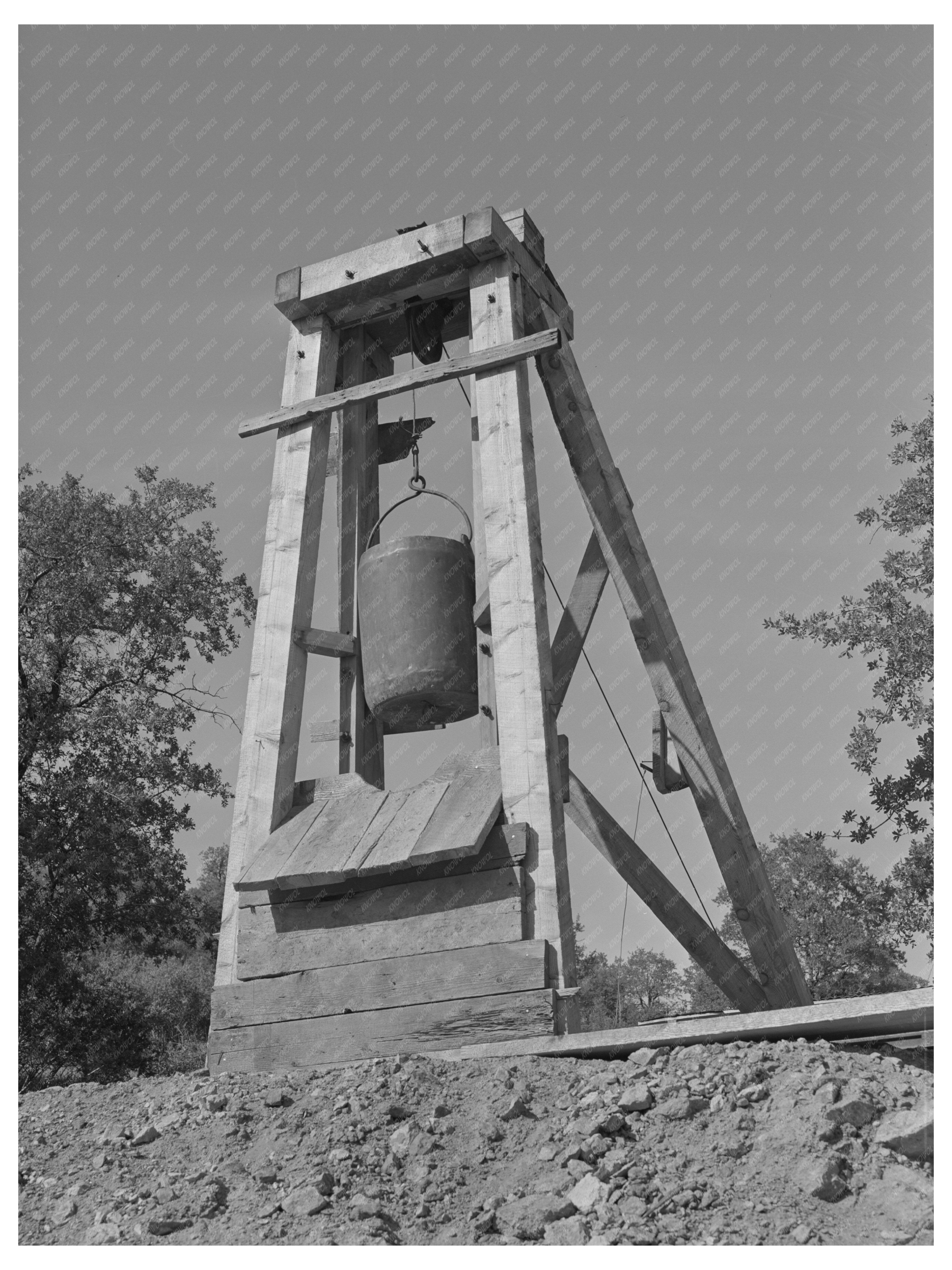 Tungsten Chief Mine Kern County California May 1942 Image