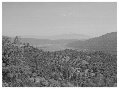 Kern County Mountains California May 1942 Vintage Image