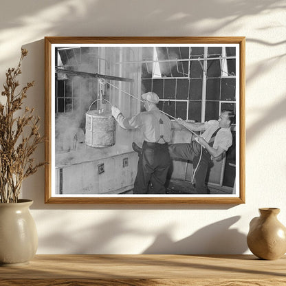 Cabbage Processing Techniques in Albany California 1942