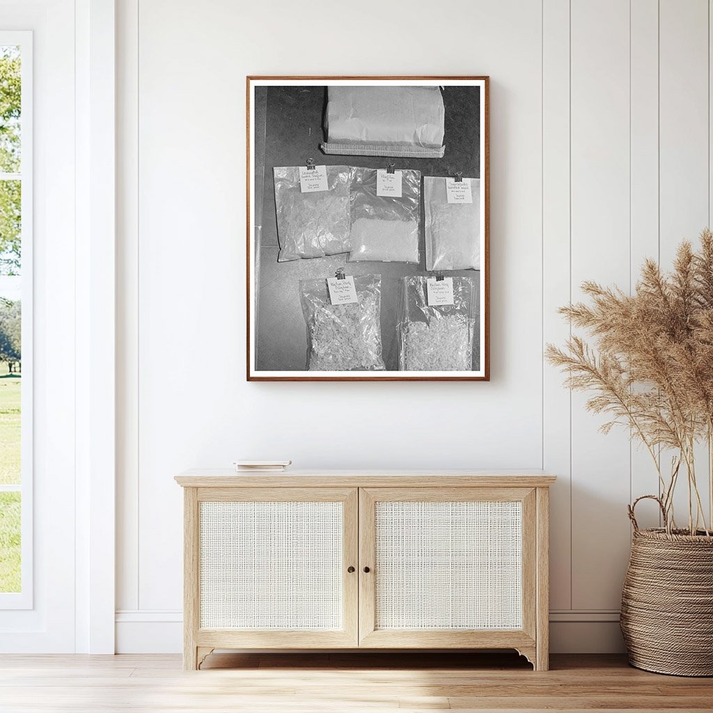 Dehydrated Vegetable Samples at Research Lab 1942