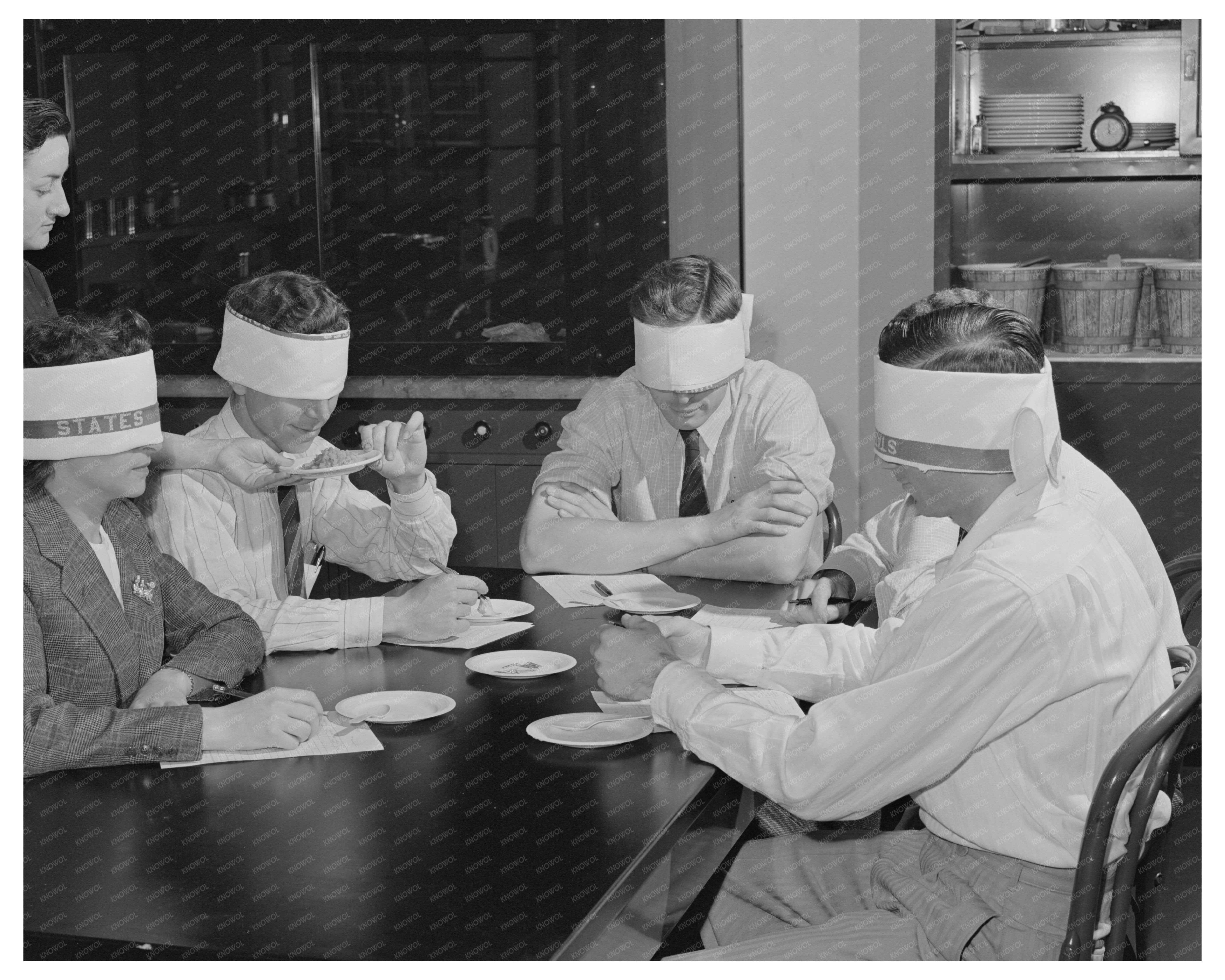 Blindfold Test for Cooked Dehydrated Spinach 1942