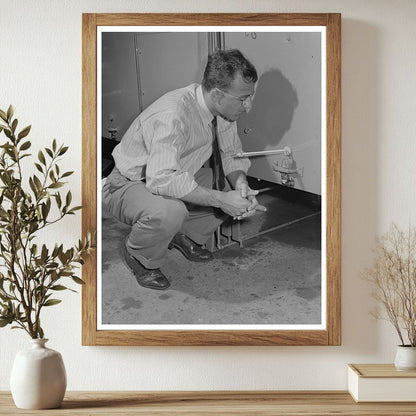 Junior Chemical Engineer Conducting Tests in 1942