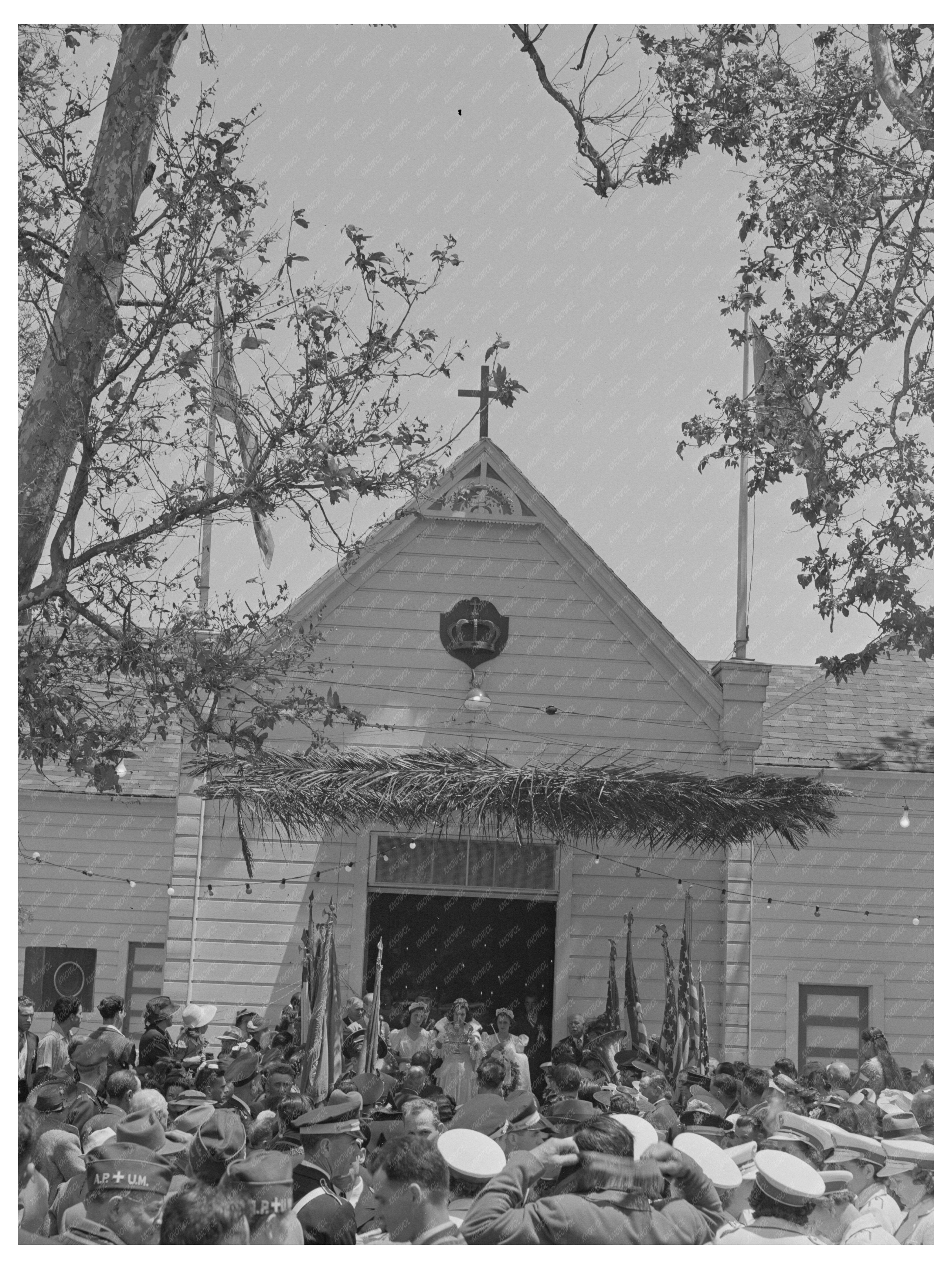 Holy Ghost Fiesta Santa Clara 1942 Vintage Photo