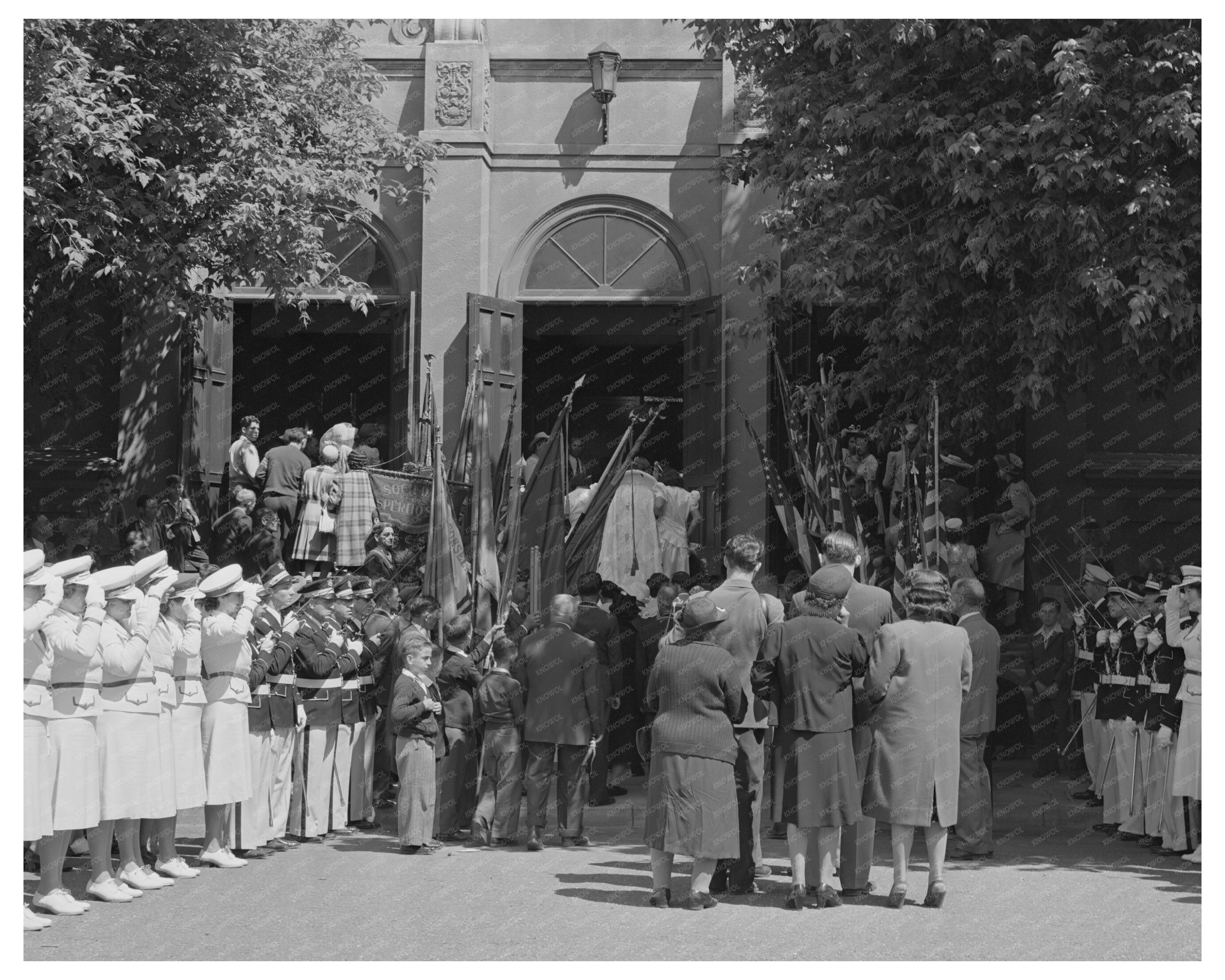 Queen of the Holy Ghost Fiesta Santa Clara 1942 Photo