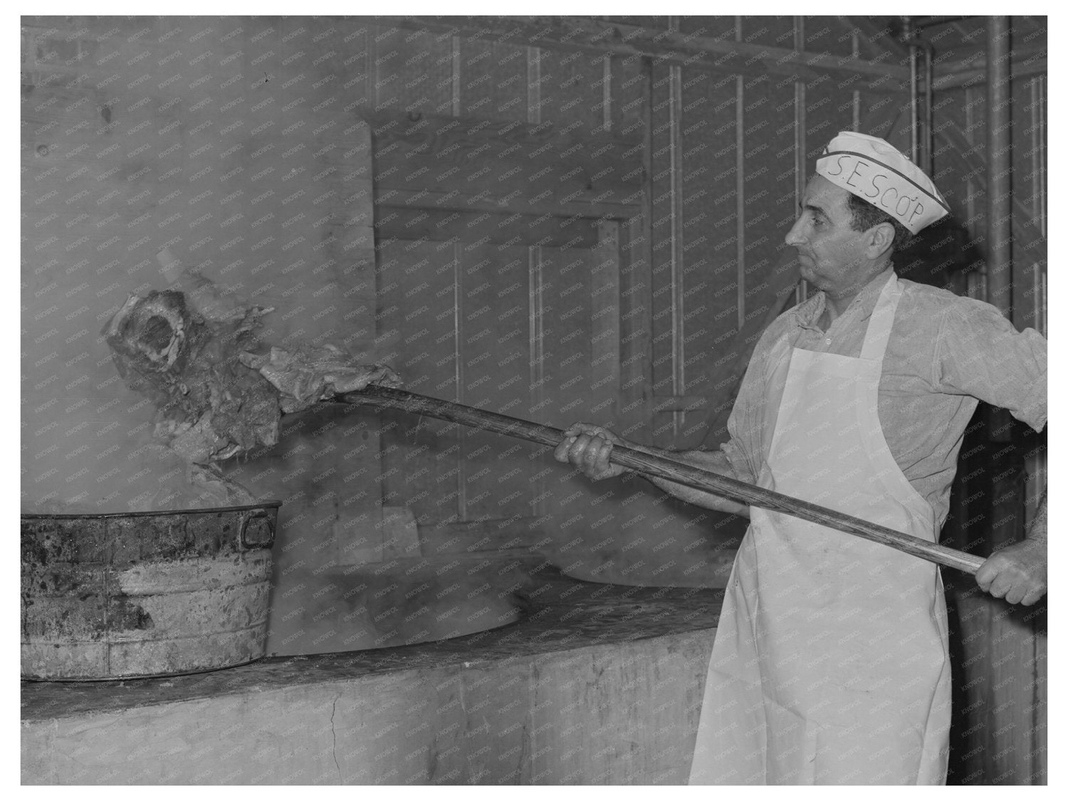 Barbecue Cook at Holy Ghost Fiesta Santa Clara 1942