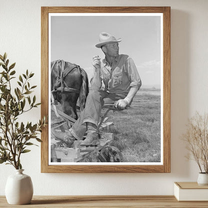 Haying Hand in Big Hole Valley Montana August 1942