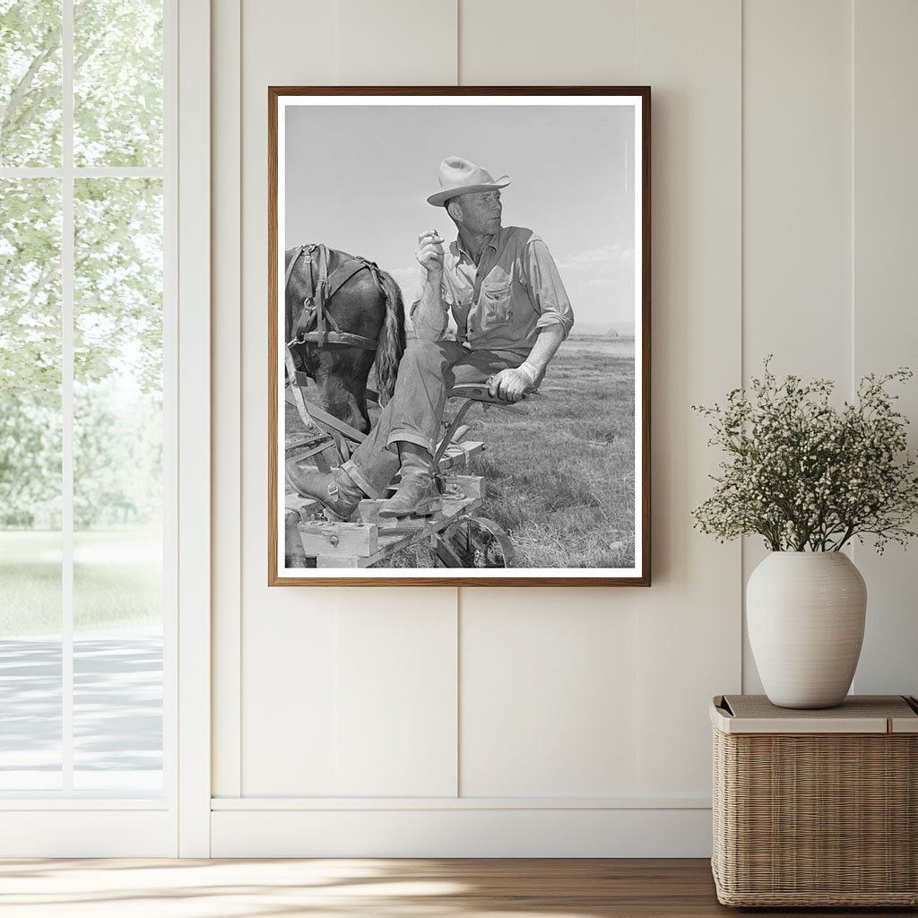 Haying Hand in Big Hole Valley Montana August 1942