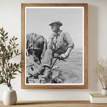 Harvesting Hay in Big Hole Valley Montana August 1942